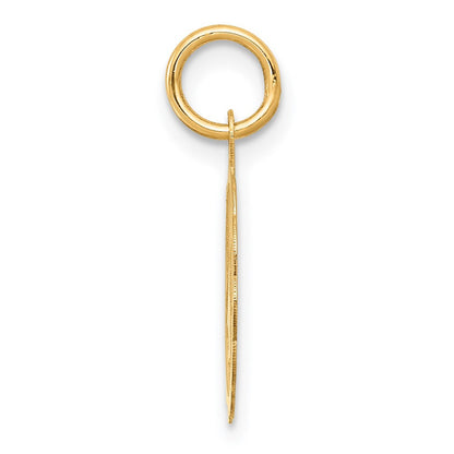 14k Yellow Gold Wedding Bells Charm Pendant