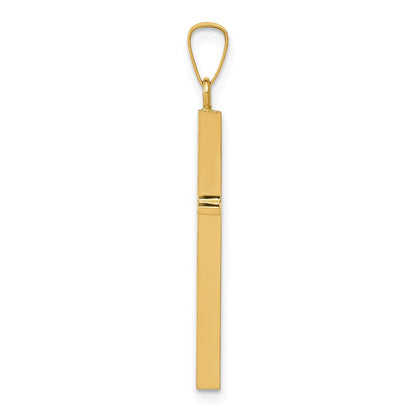 14k Yellow Gold Cross Pendant