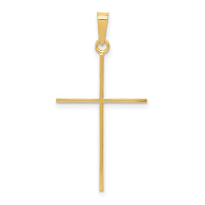 14k Yellow Gold Cross Pendant