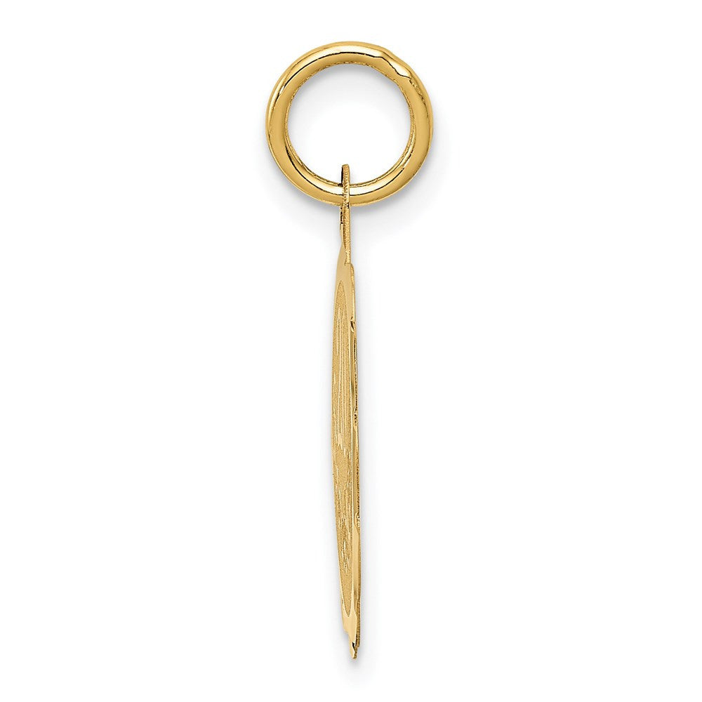 14k Yellow Gold Happy 20th ANNIVERSARY Charm Pendant