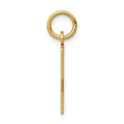 14k Yellow Gold Small Elongated Number 22 Charm Pendant