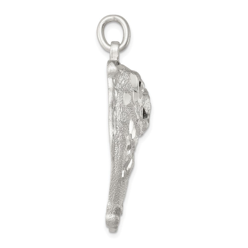 Sterling Silver Bull Dog Charm Pendant