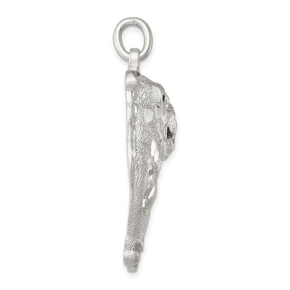 Sterling Silver Bull Dog Charm Pendant