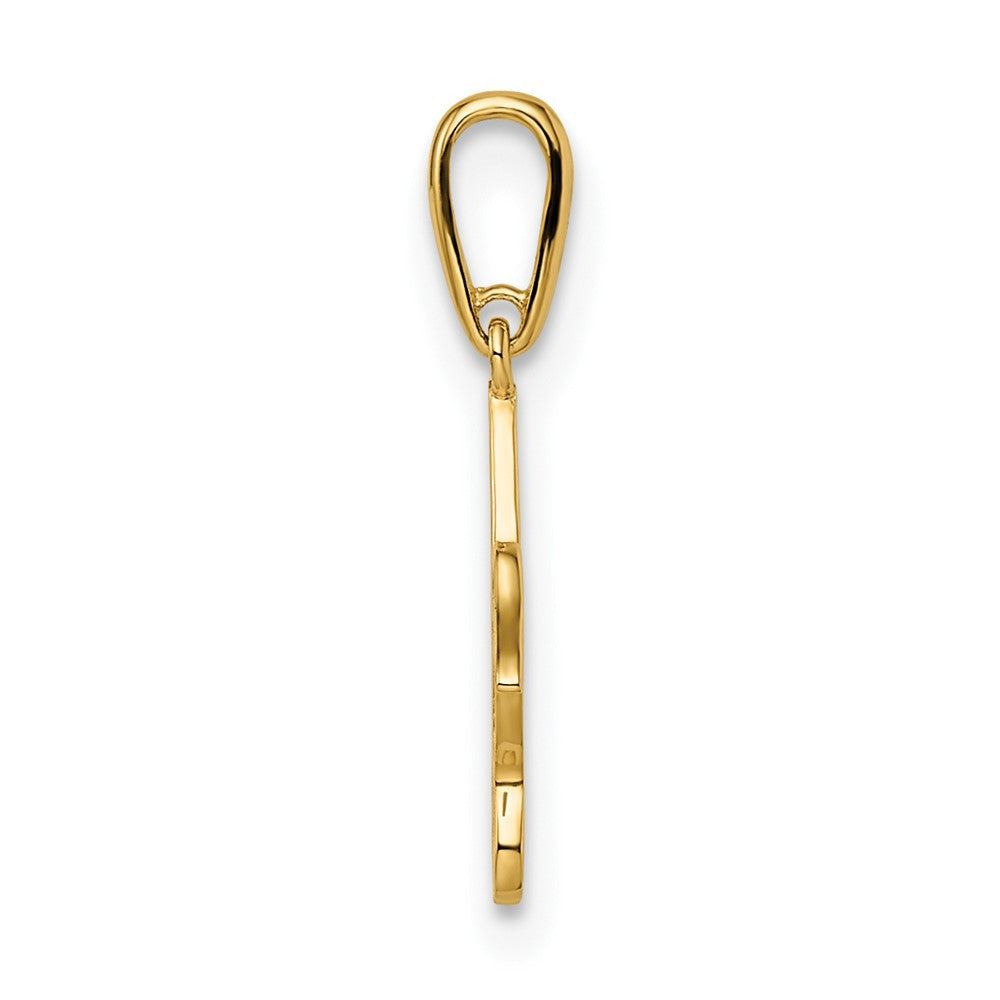 14k Yellow Gold Madi K Hummingbird Pendant