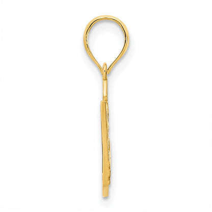 14k Yellow Gold 15 Crown Pendant