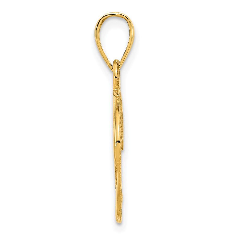 14k Yellow Gold Eagle Pendant