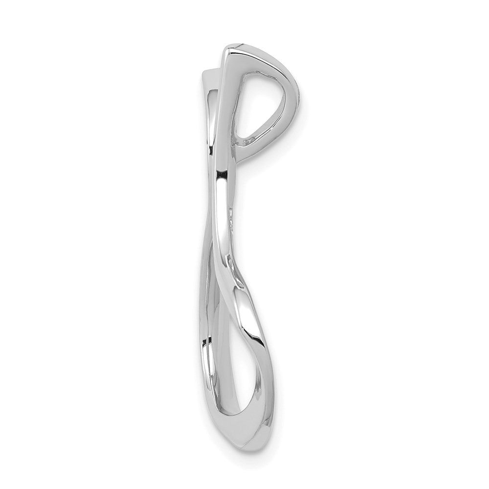 14k White Gold Slide Pendant