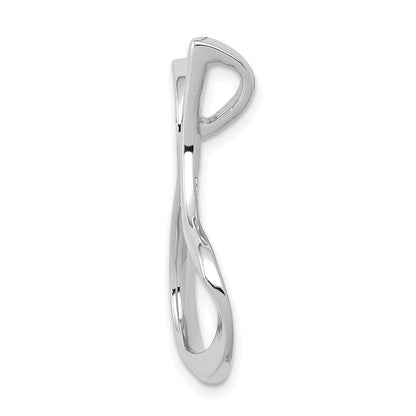 14k White Gold Slide Pendant