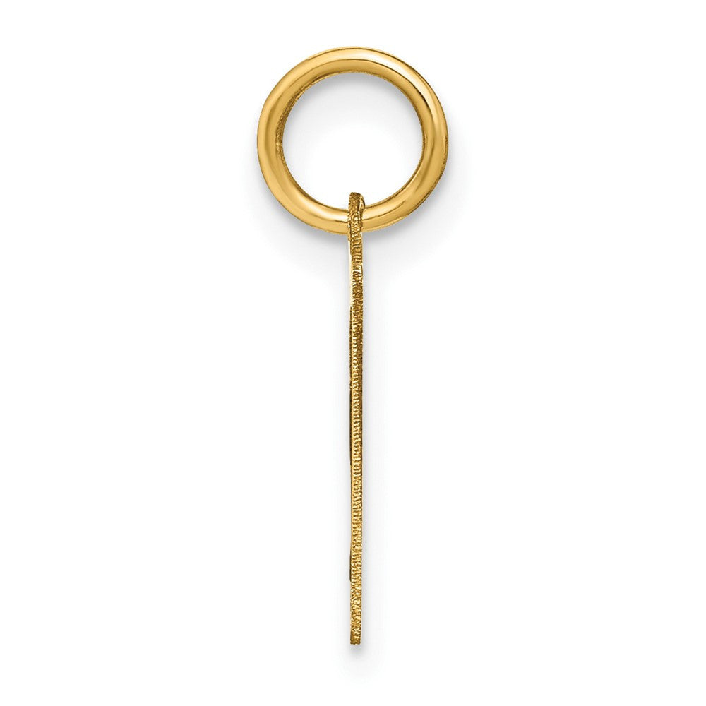 14k Yellow Gold Letter P Initial Pendant
