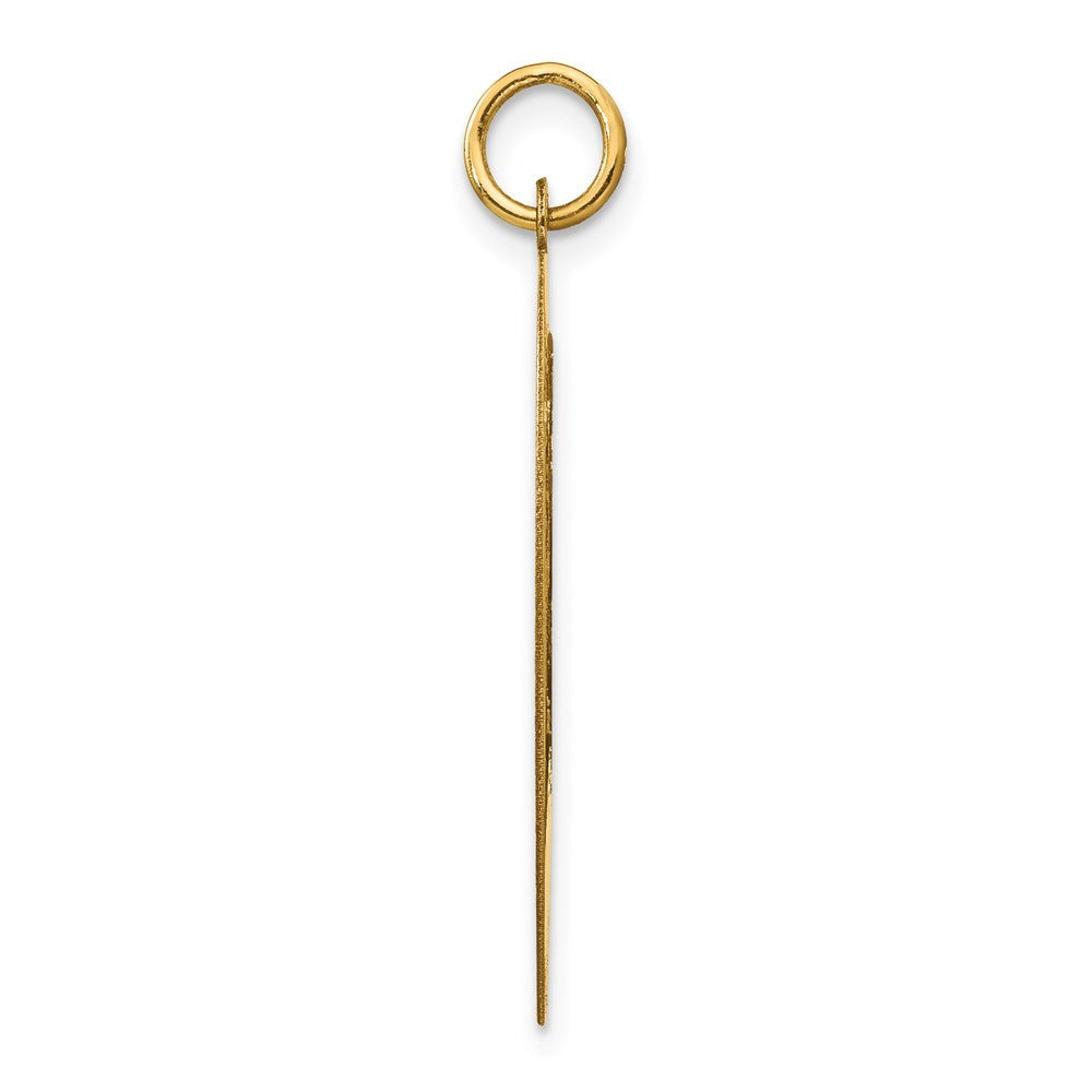14k Yellow Gold 2-piece Mizpah Charm Pendant