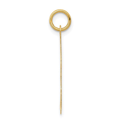 14k Yellow Gold .013 Depth Engravable Boy Head Charm Pendant