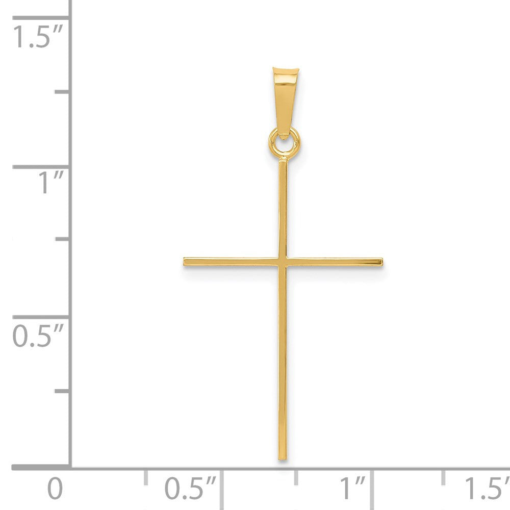 14k Yellow Gold Cross Pendant