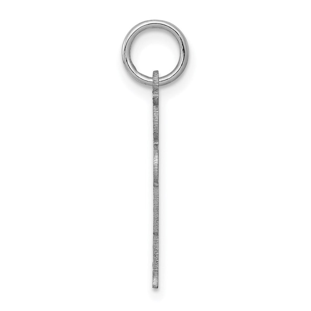14k White Gold Kid Charm Pendant