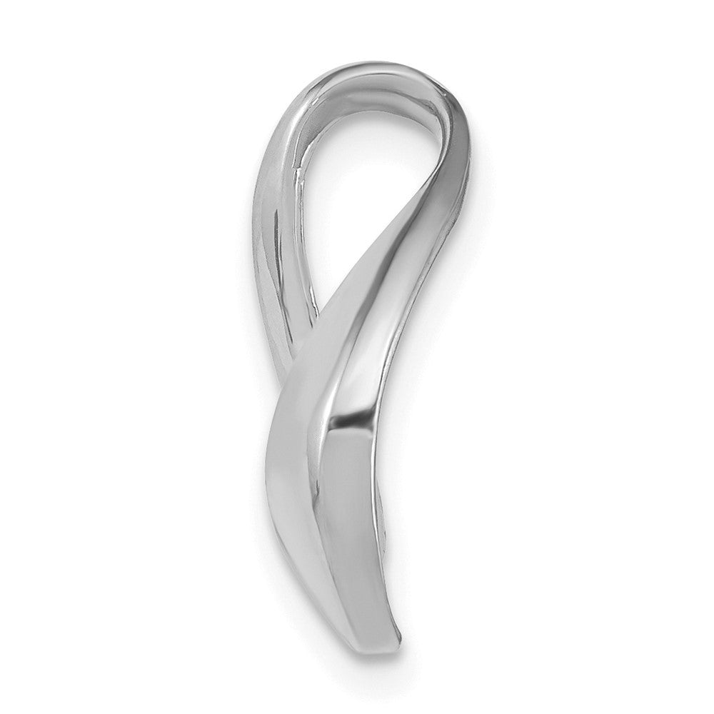 14k White Gold Slide