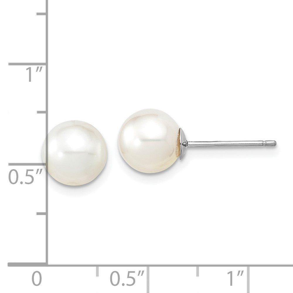 14k Gold 8-9mm South Sea Saltwater Cultured Pearl Stud Earrings