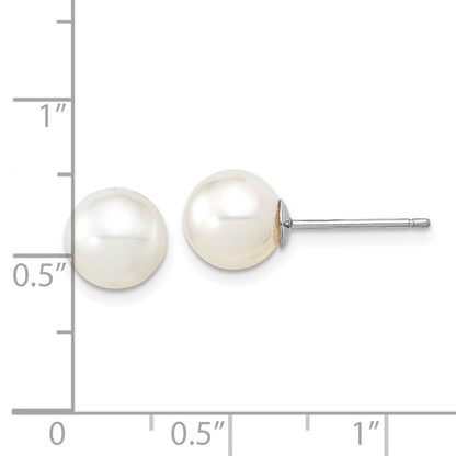 14k Gold 8-9mm South Sea Saltwater Cultured Pearl Stud Earrings