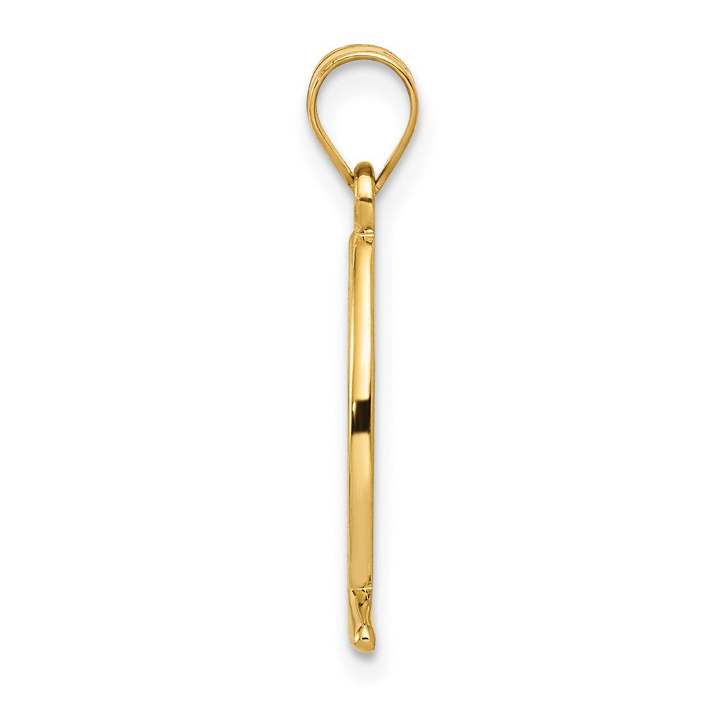 14k Yellow Gold Ichthus Fish Pendant