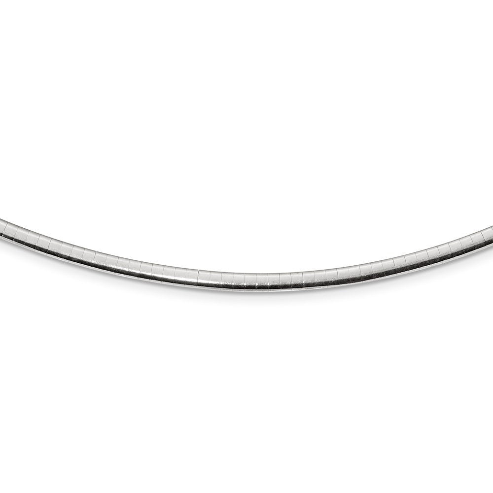 Sterling Silver Gold-pltd 3mm Reversible w/2in ext Cubetto Chain Necklace 18"
