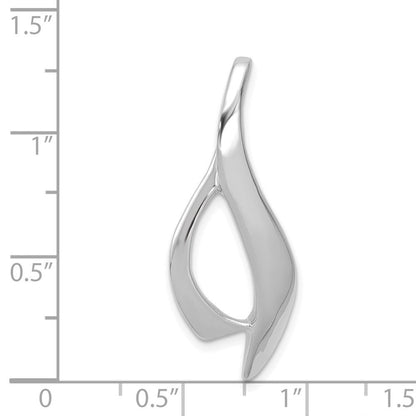 14k White Gold Slide