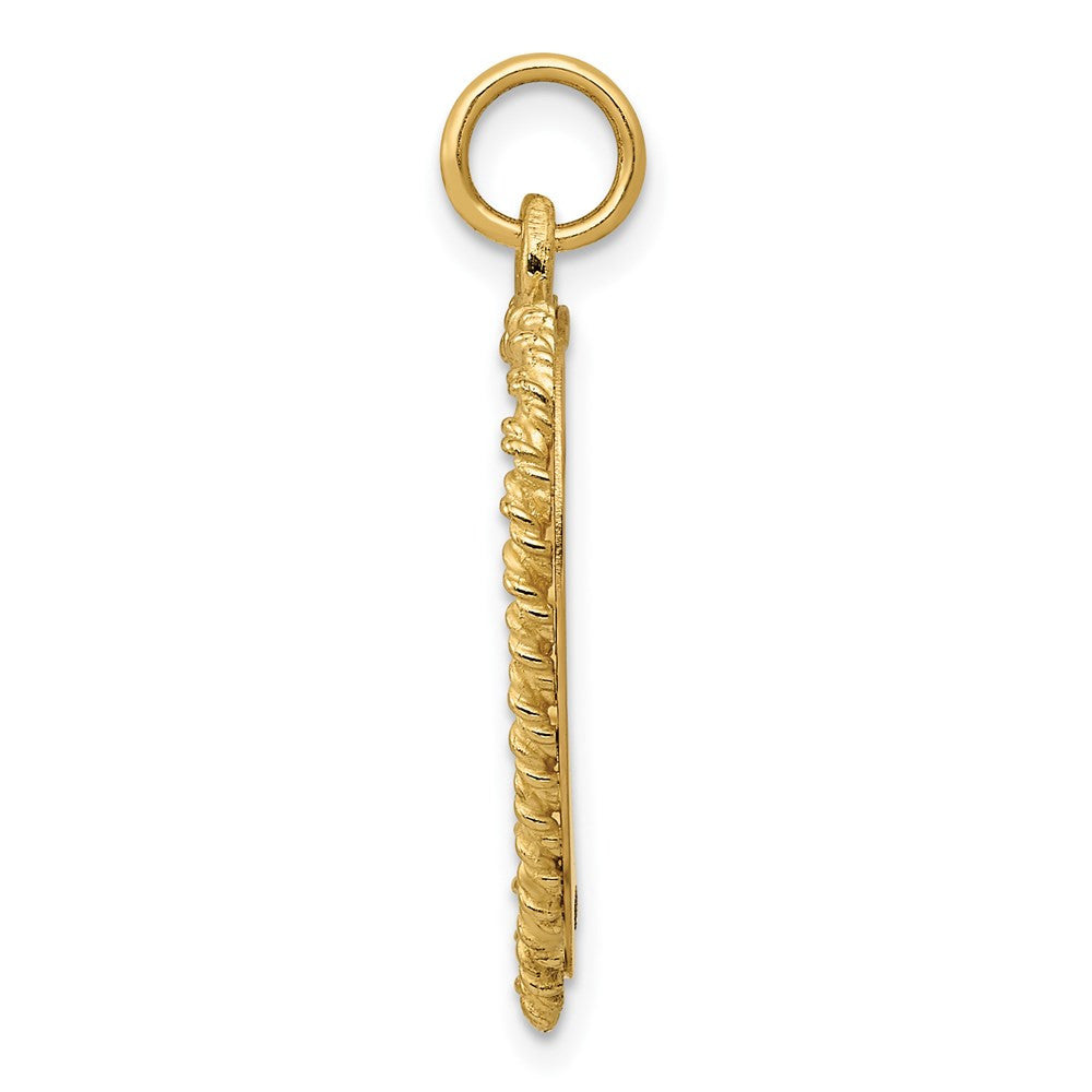 14k Yellow Gold Happy 20th ANNIVERSARY Charm Pendant