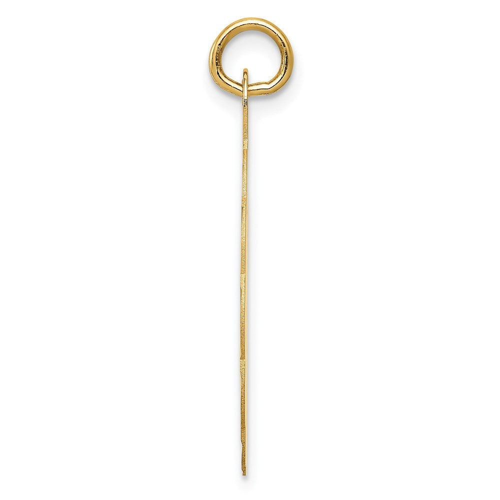 14k Yellow Gold HAPPY ANNIVERSARY Charm Pendant
