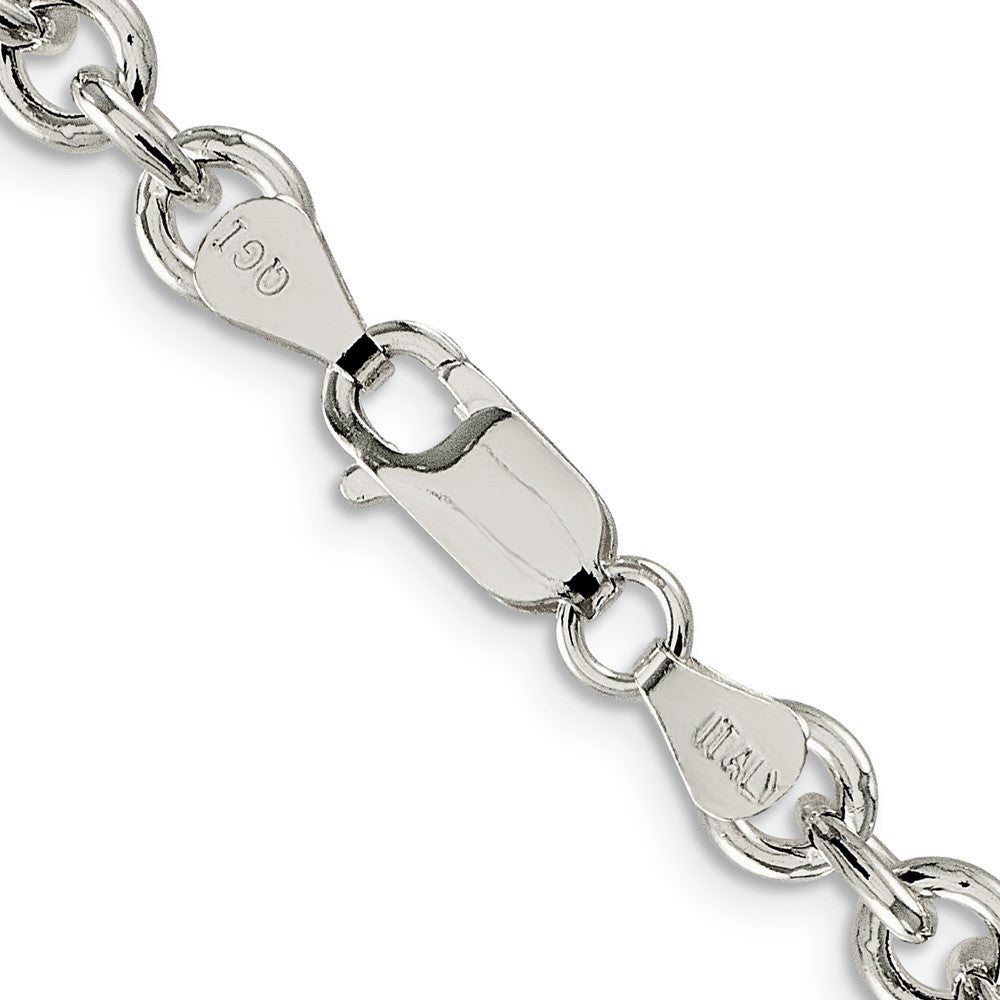 Sterling Silver 6.1mm Cable Chain Necklace 20"