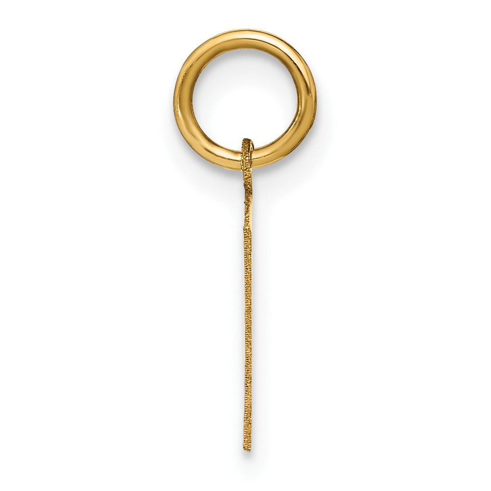 14k Yellow Gold Letter P Initial Pendant