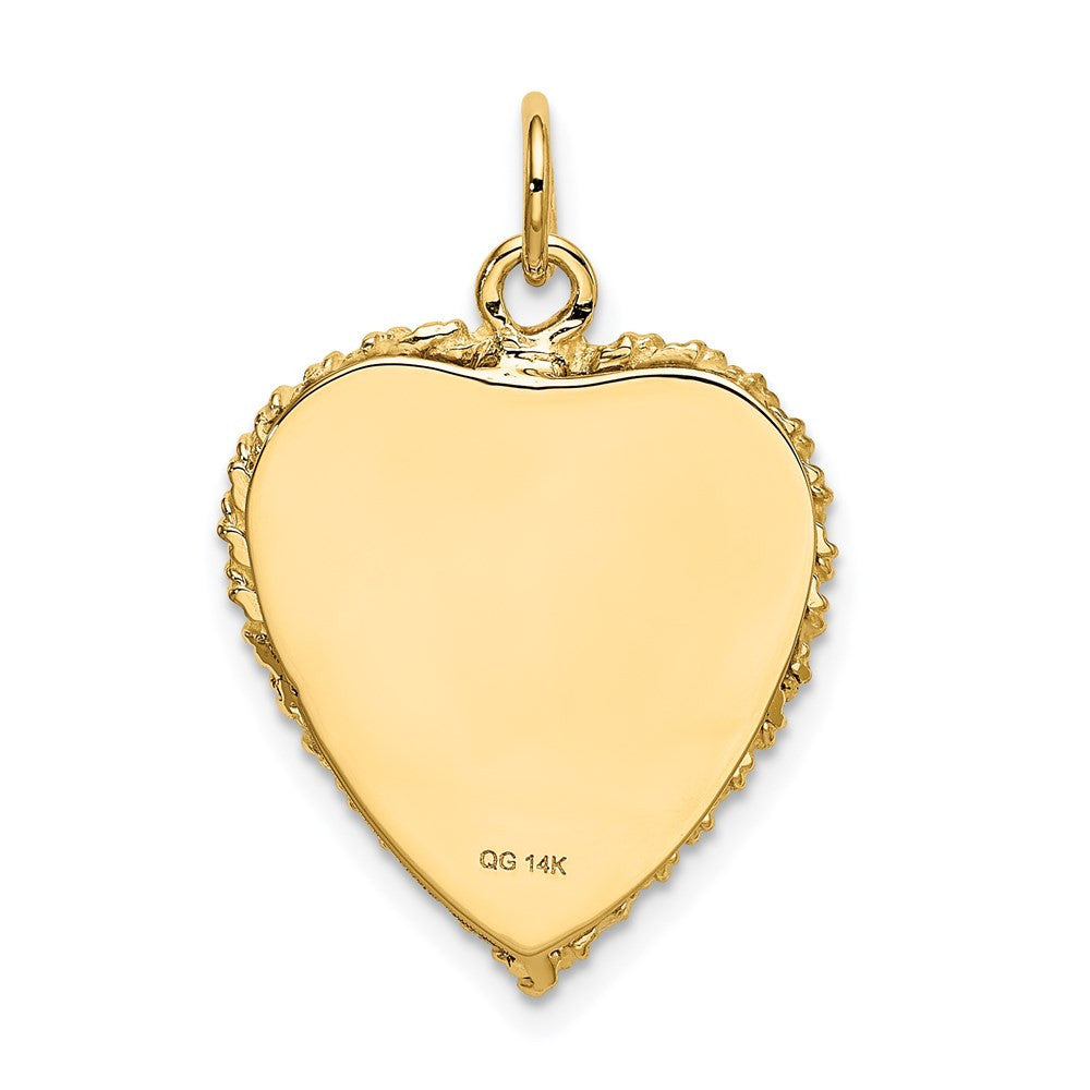 14k Yellow Gold Happy 20th ANNIVERSARY Charm Pendant