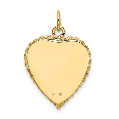 14k Yellow Gold Happy 20th ANNIVERSARY Charm Pendant